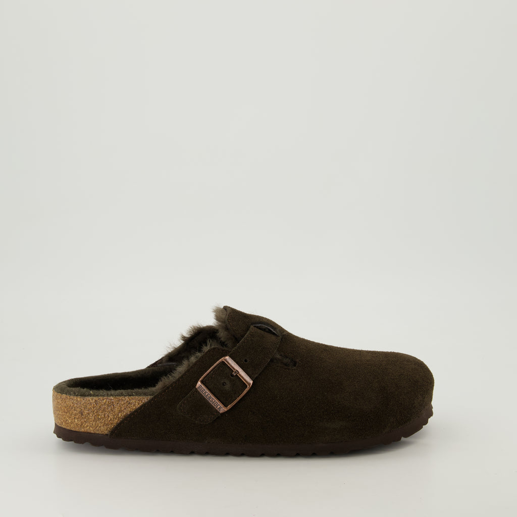 Chaussures ouvertes Mules Boston Birkenstock Marron Femme