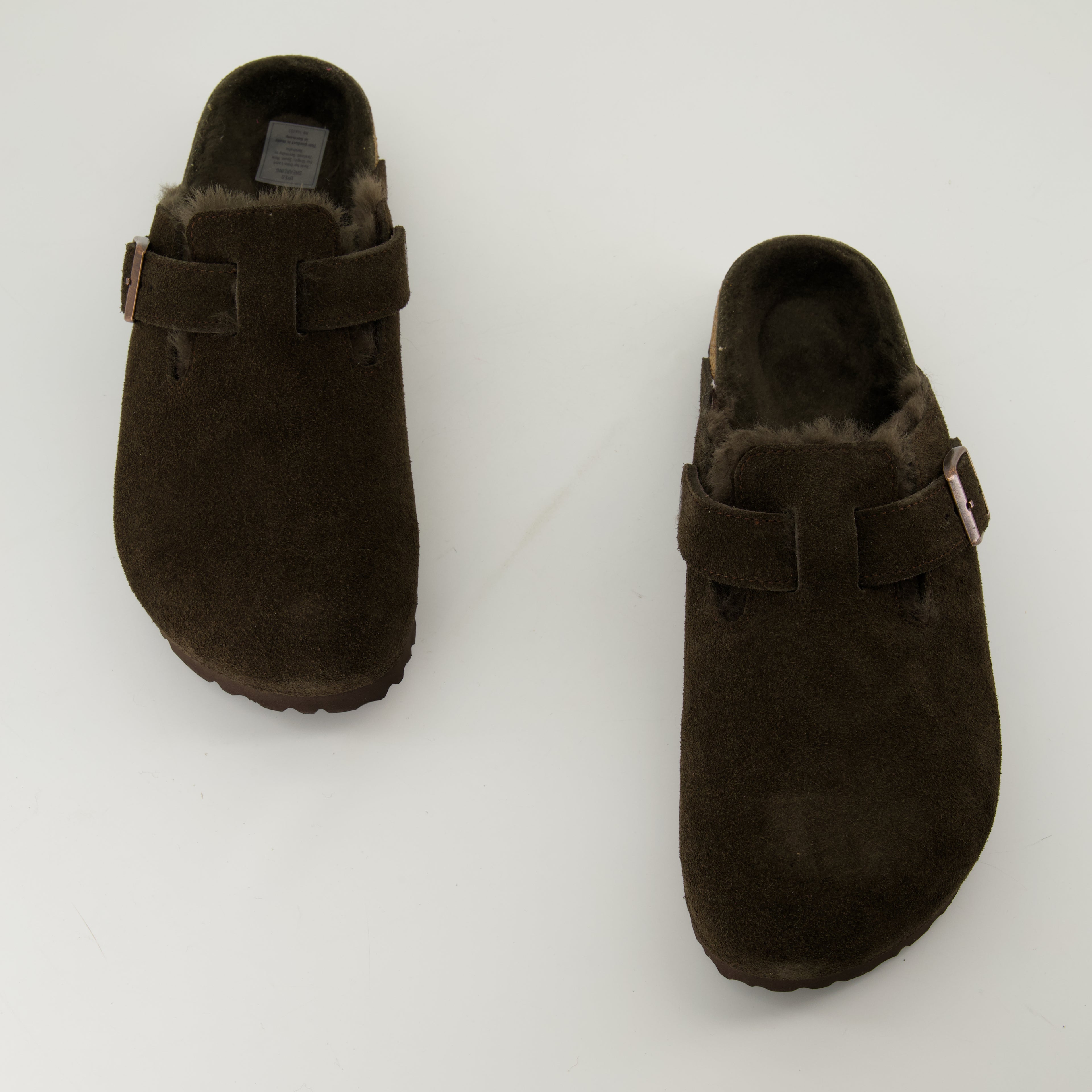 Chaussures ouvertes Mules Boston Birkenstock Marron Femme