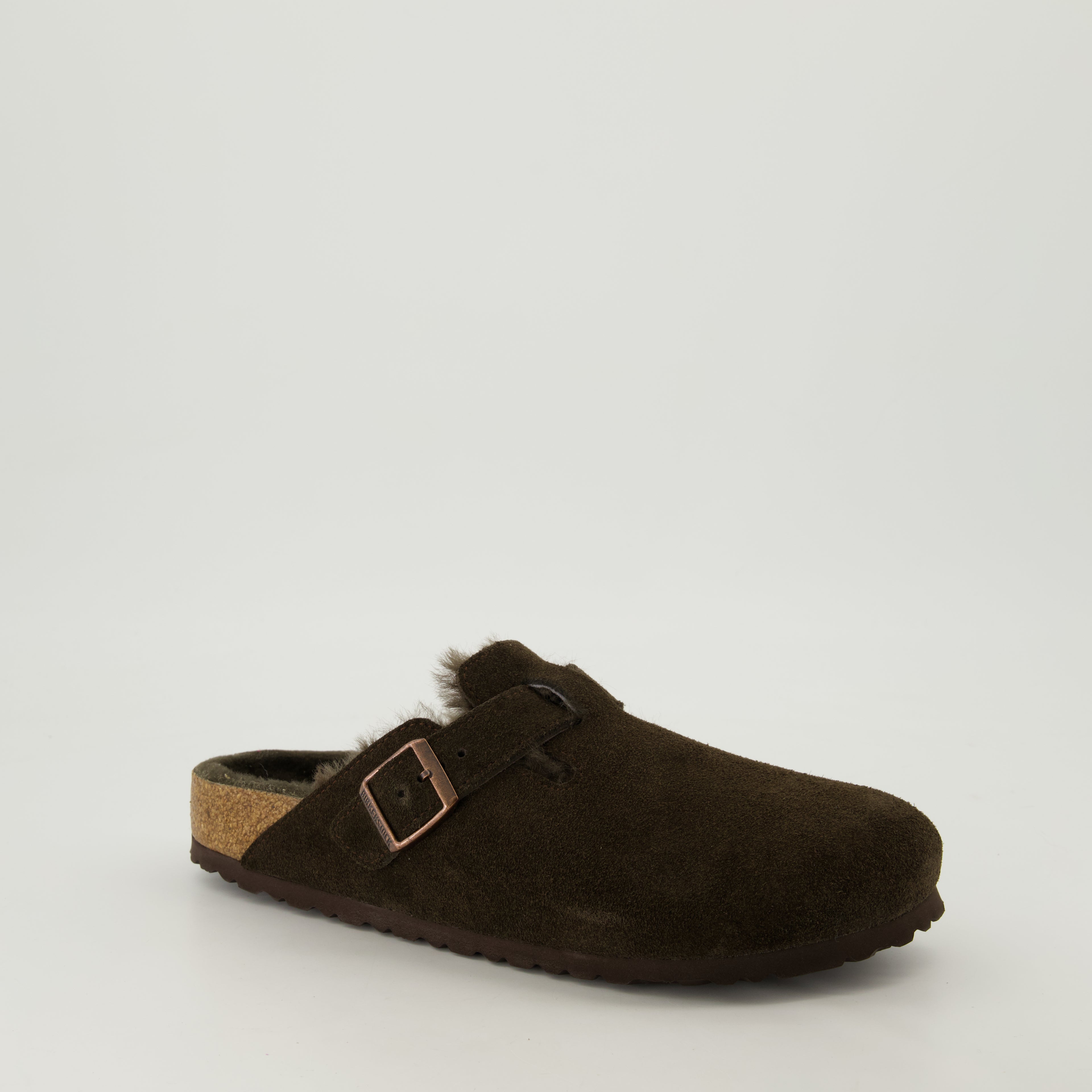 Chaussures ouvertes Mules Boston Birkenstock Marron Femme