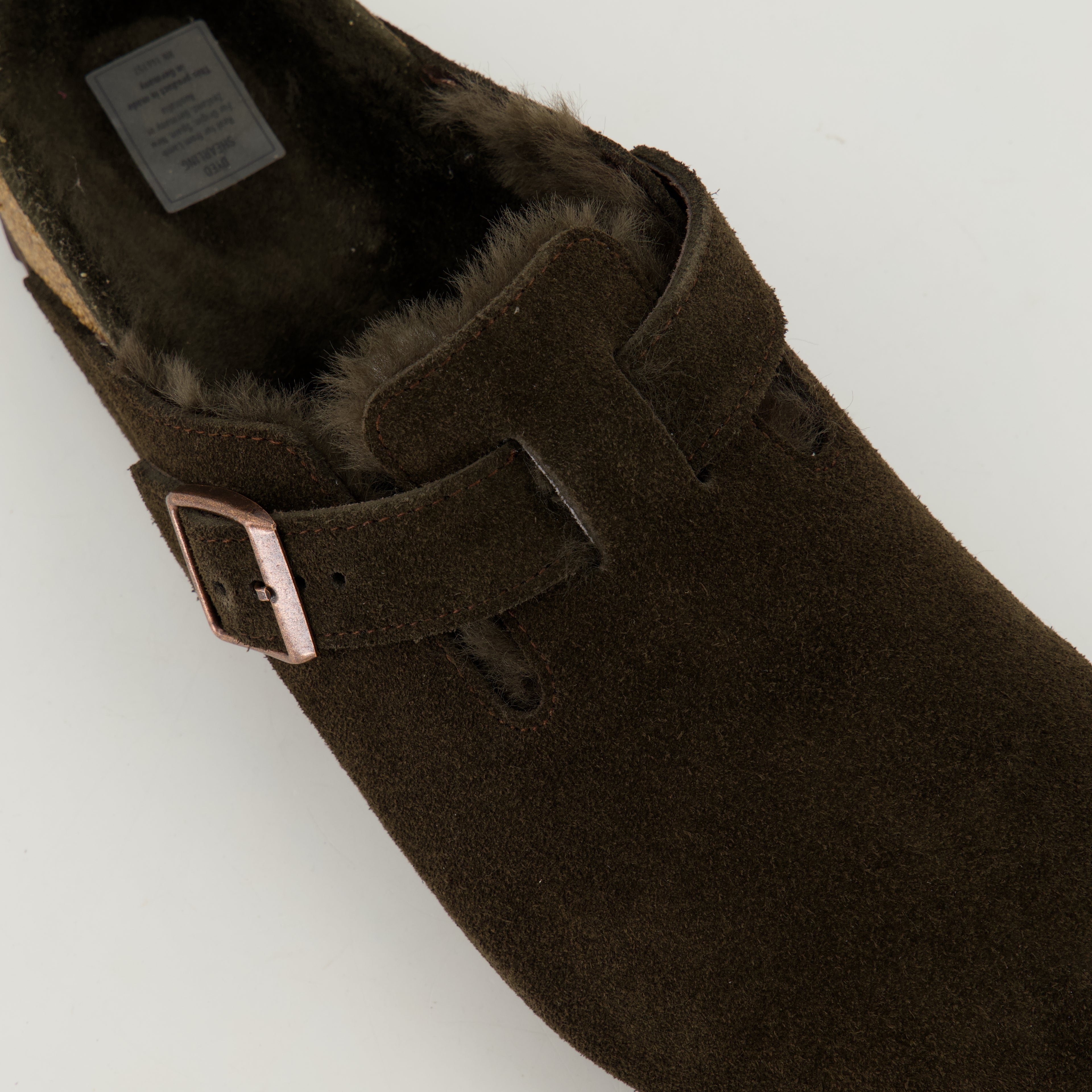 Chaussures ouvertes Mules Boston Birkenstock Marron Femme
