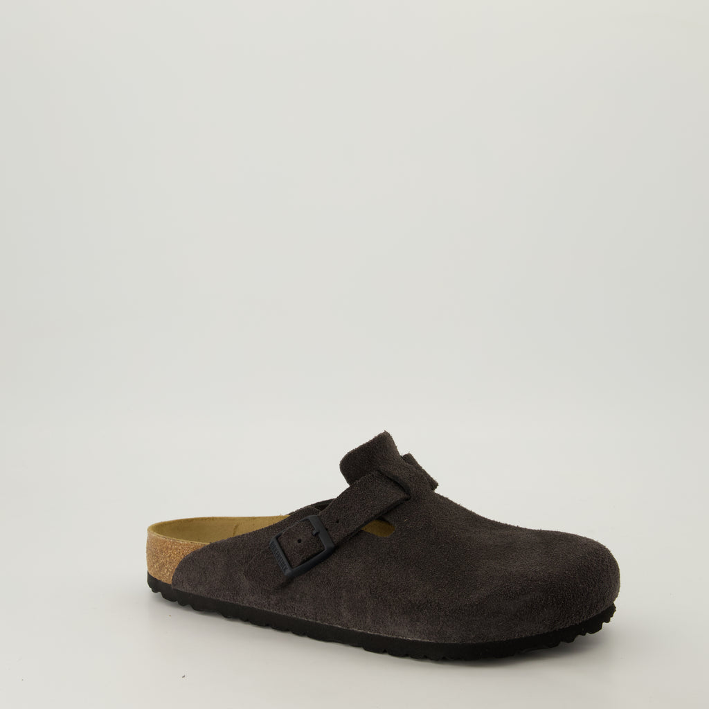 Scarpe aperte Boston Mules Birkenstock Marrone Unisex