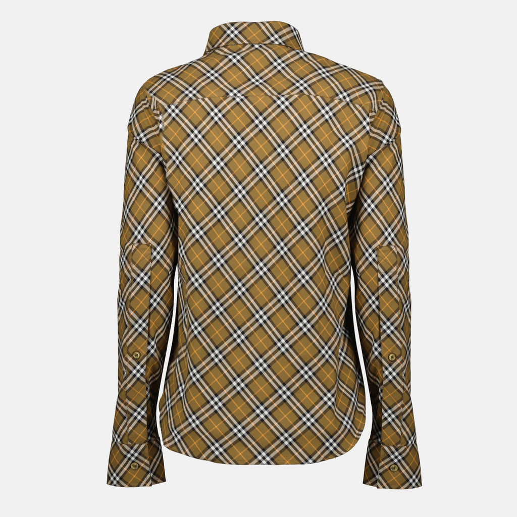 Camisas Camisa Xadrez Burberry Marrom Femme