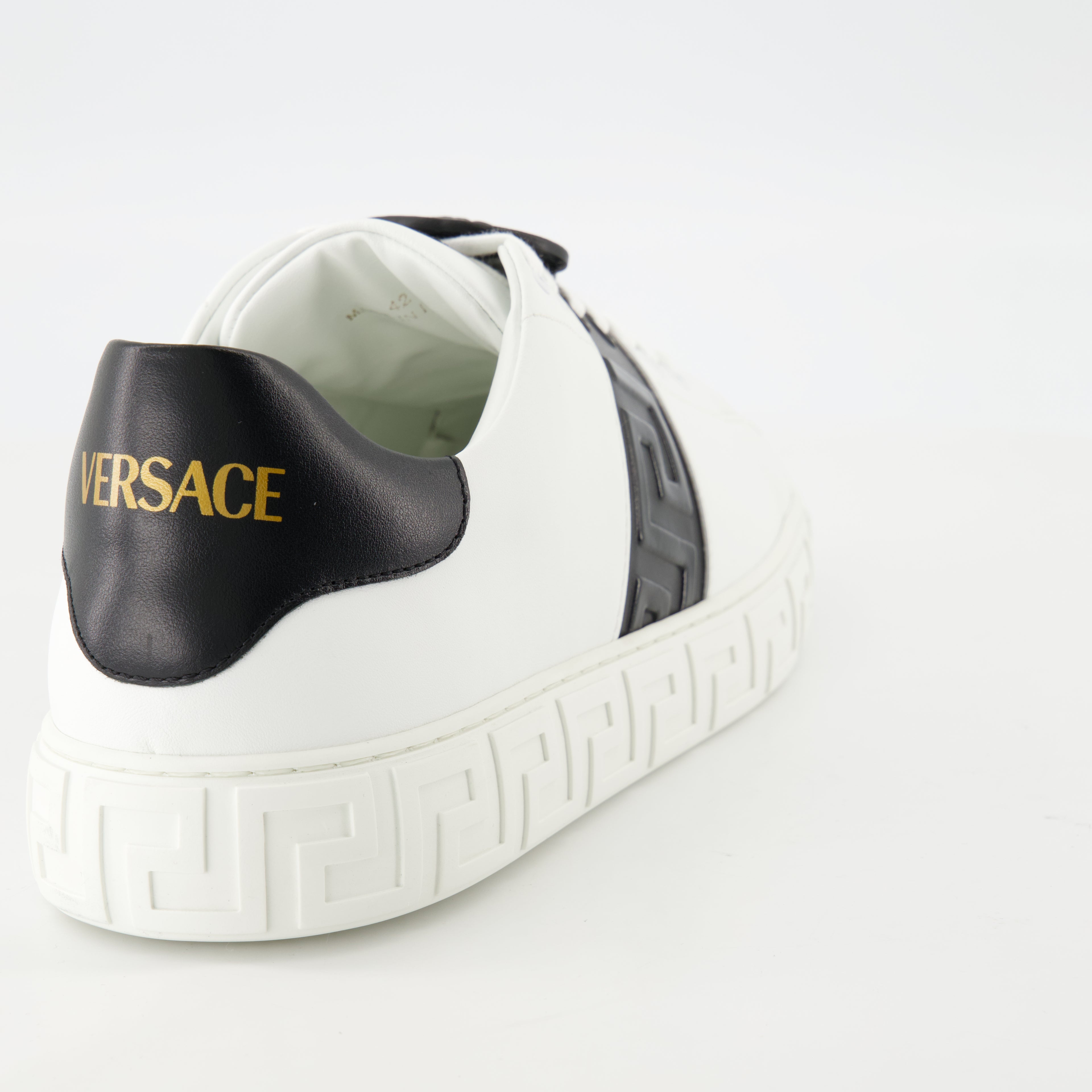 Baskets Baskets Greca Versace Blanc Homme