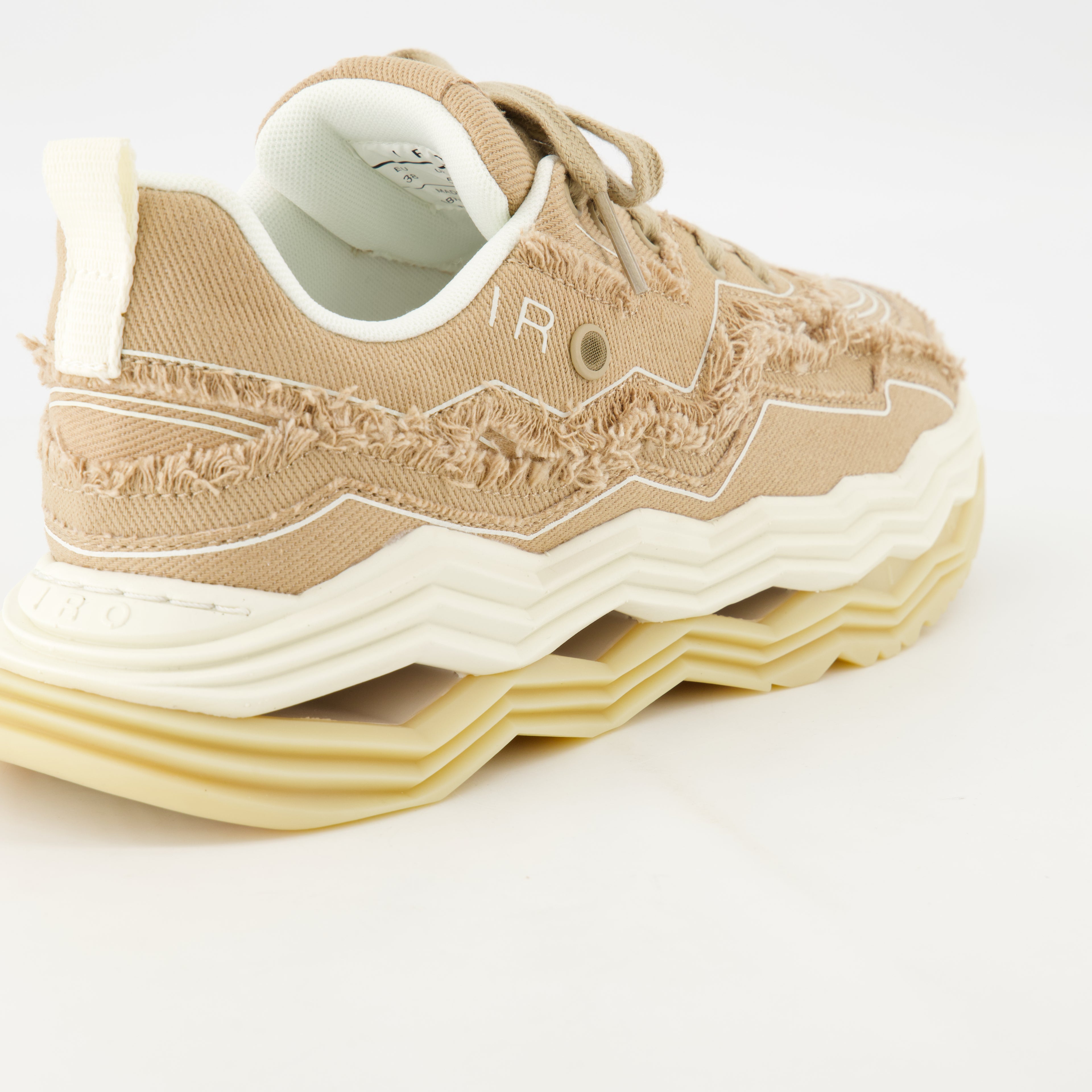 Baskets Baskets Wave Iro Beige Femme