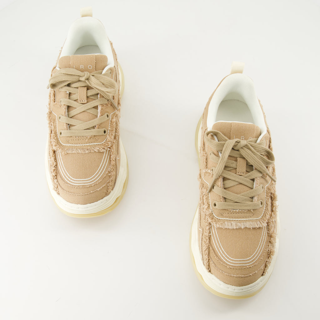 Baskets Baskets Wave Iro Beige Femme
