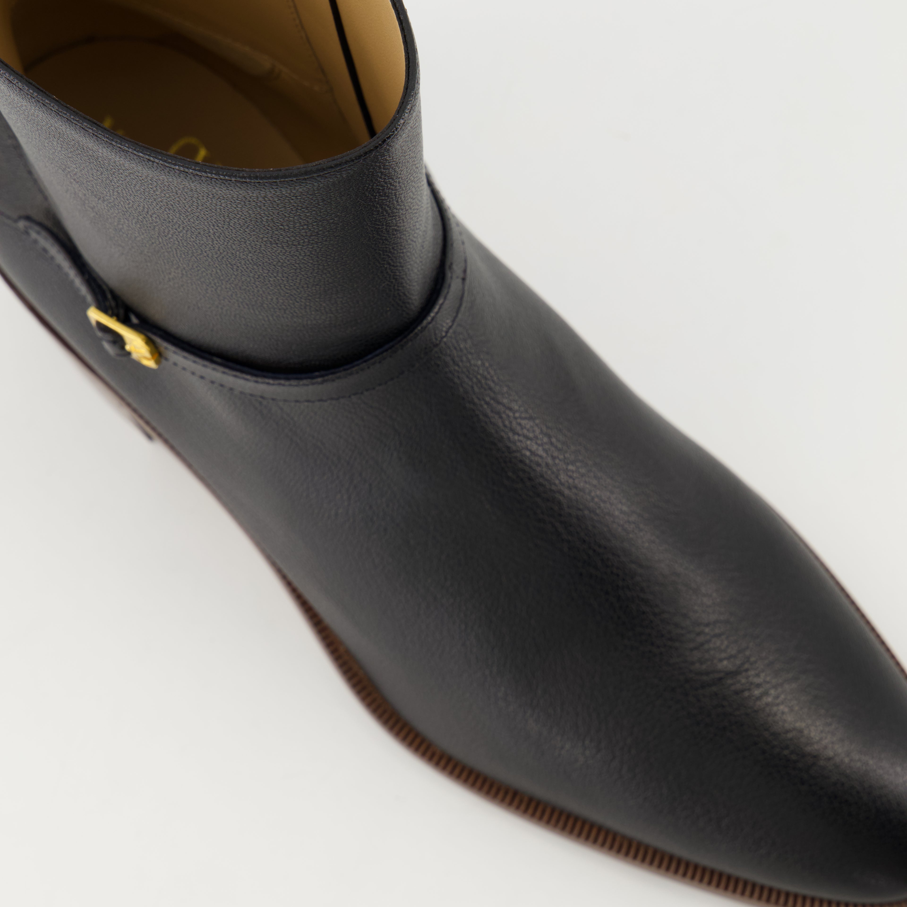 Botas y botines Botas Chelsea de Cuero Pat Valentino Garavani Negro Homme