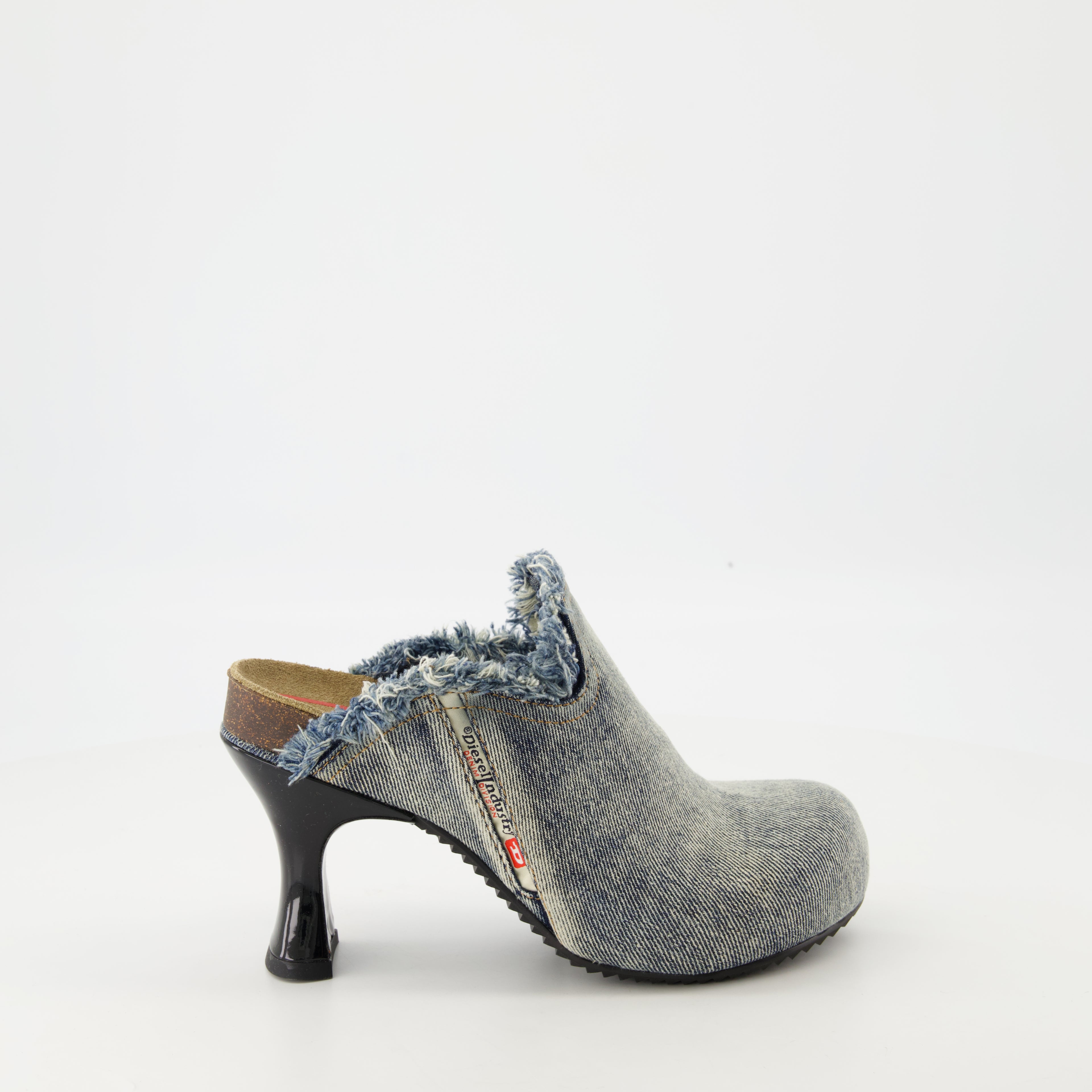 Zapatos abiertos D-Woodstock Denim Mules Diesel Azul Femme