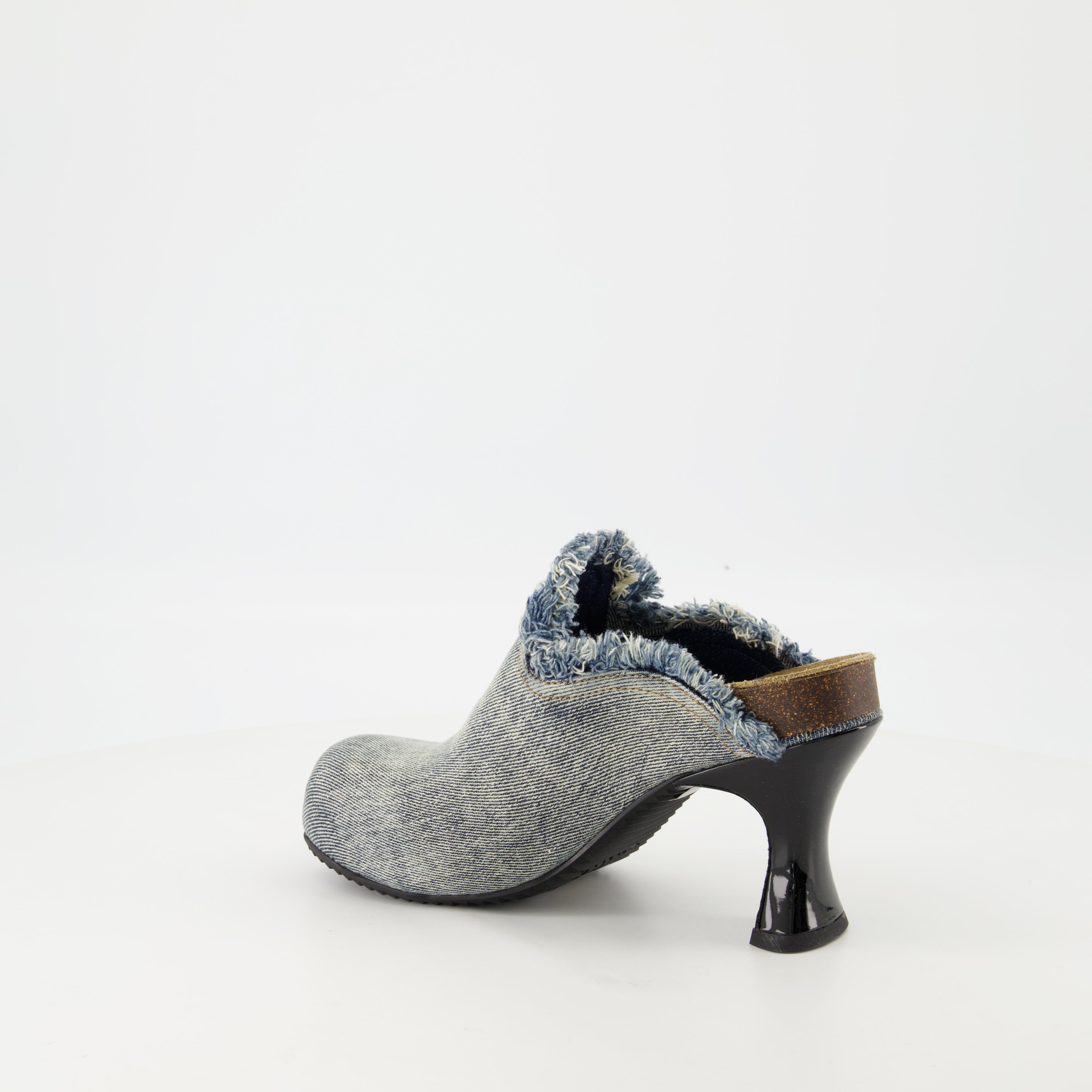 Zapatos abiertos D-Woodstock Denim Mules Diesel Azul Femme