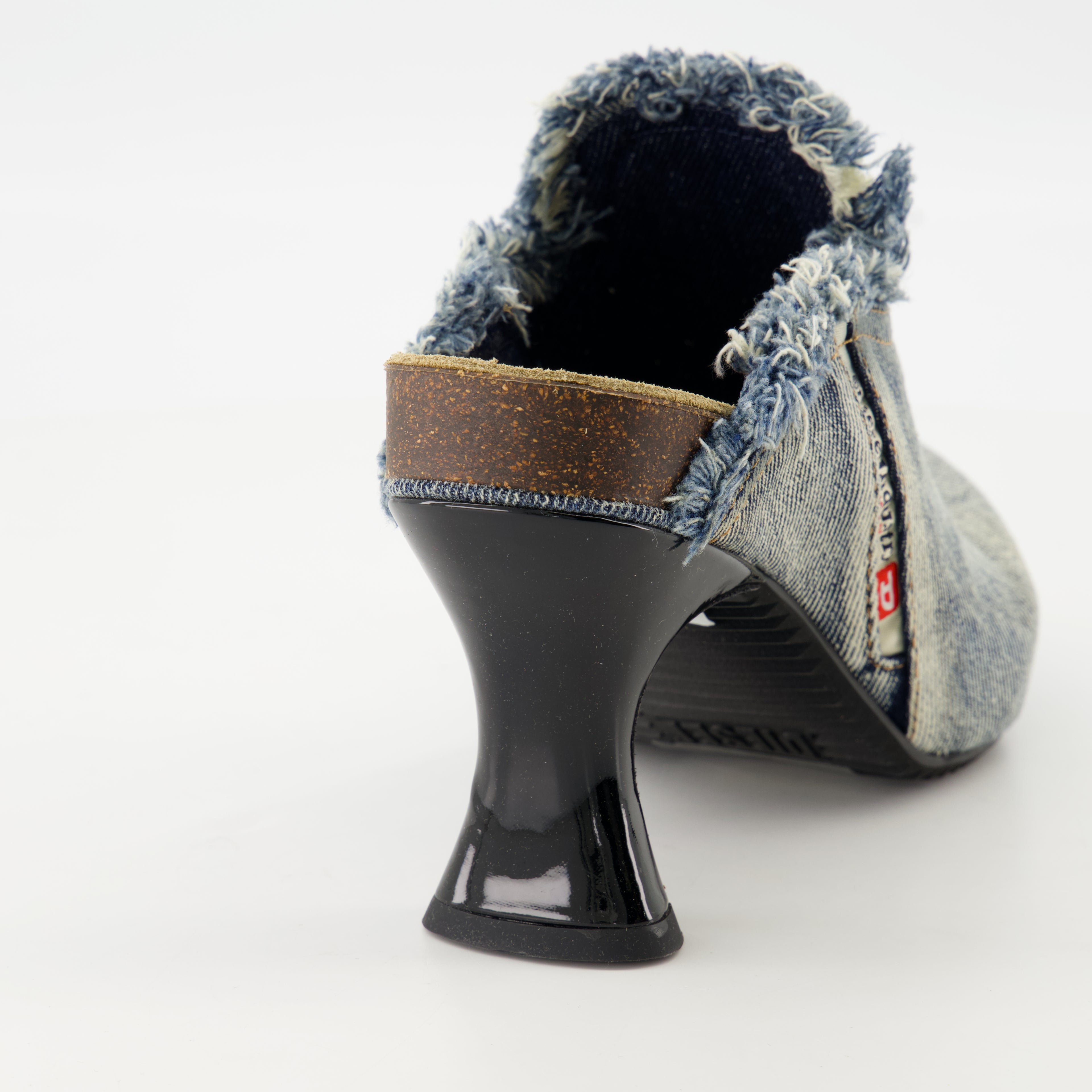 Zapatos abiertos D-Woodstock Denim Mules Diesel Azul Femme