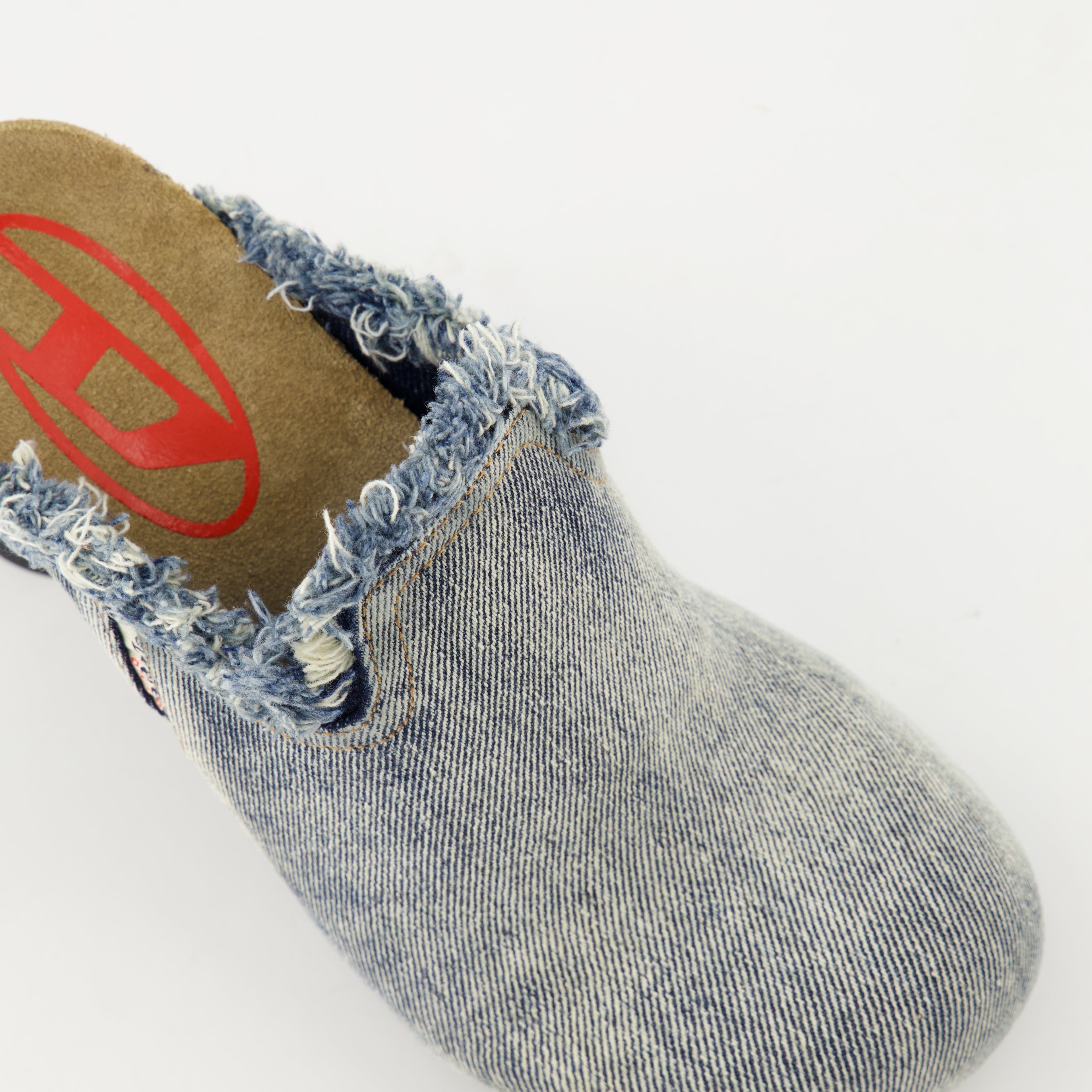 Zapatos abiertos D-Woodstock Denim Mules Diesel Azul Femme