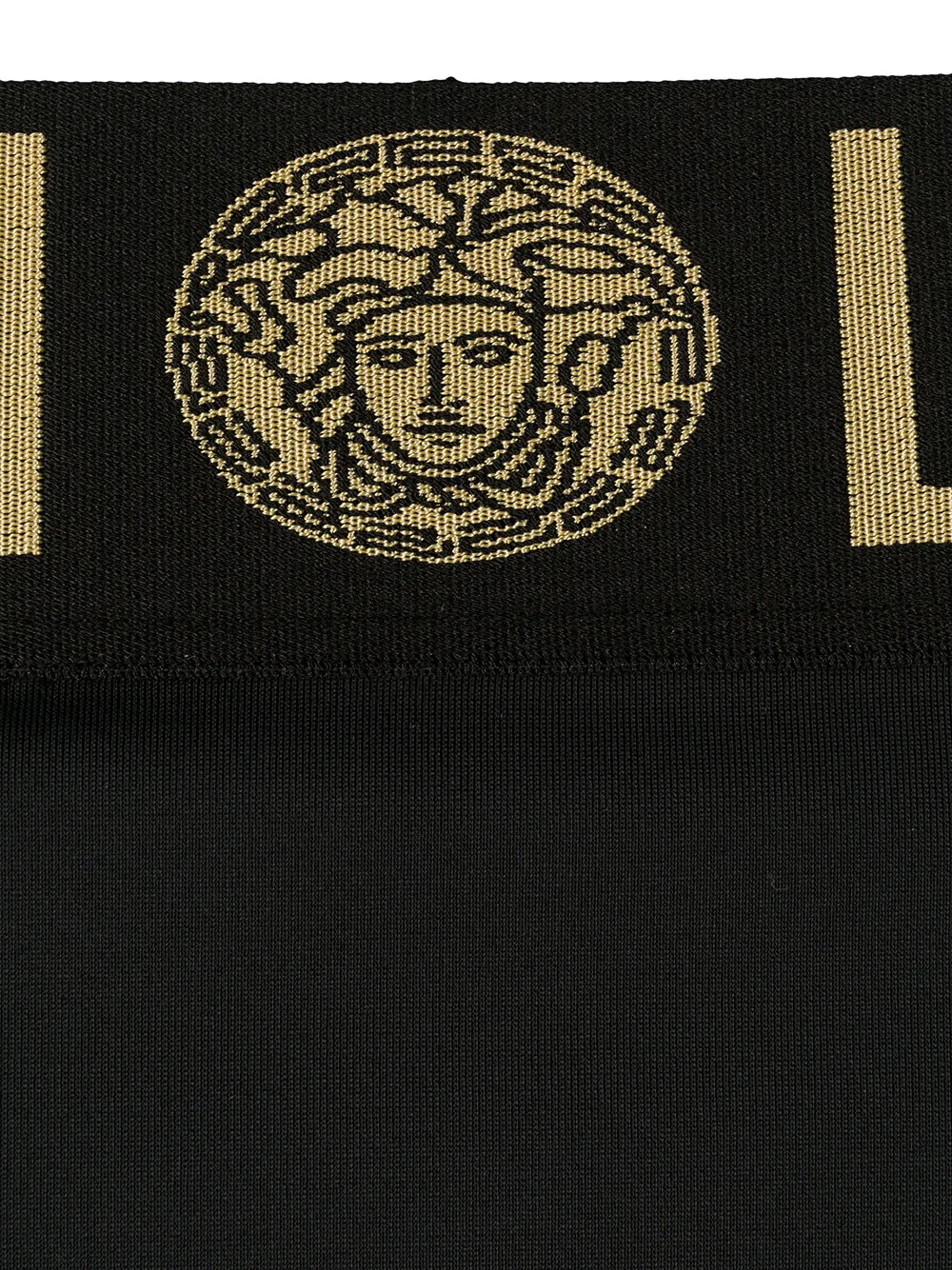 Strandmode Bikini Bottom Versace Schwarz Femme