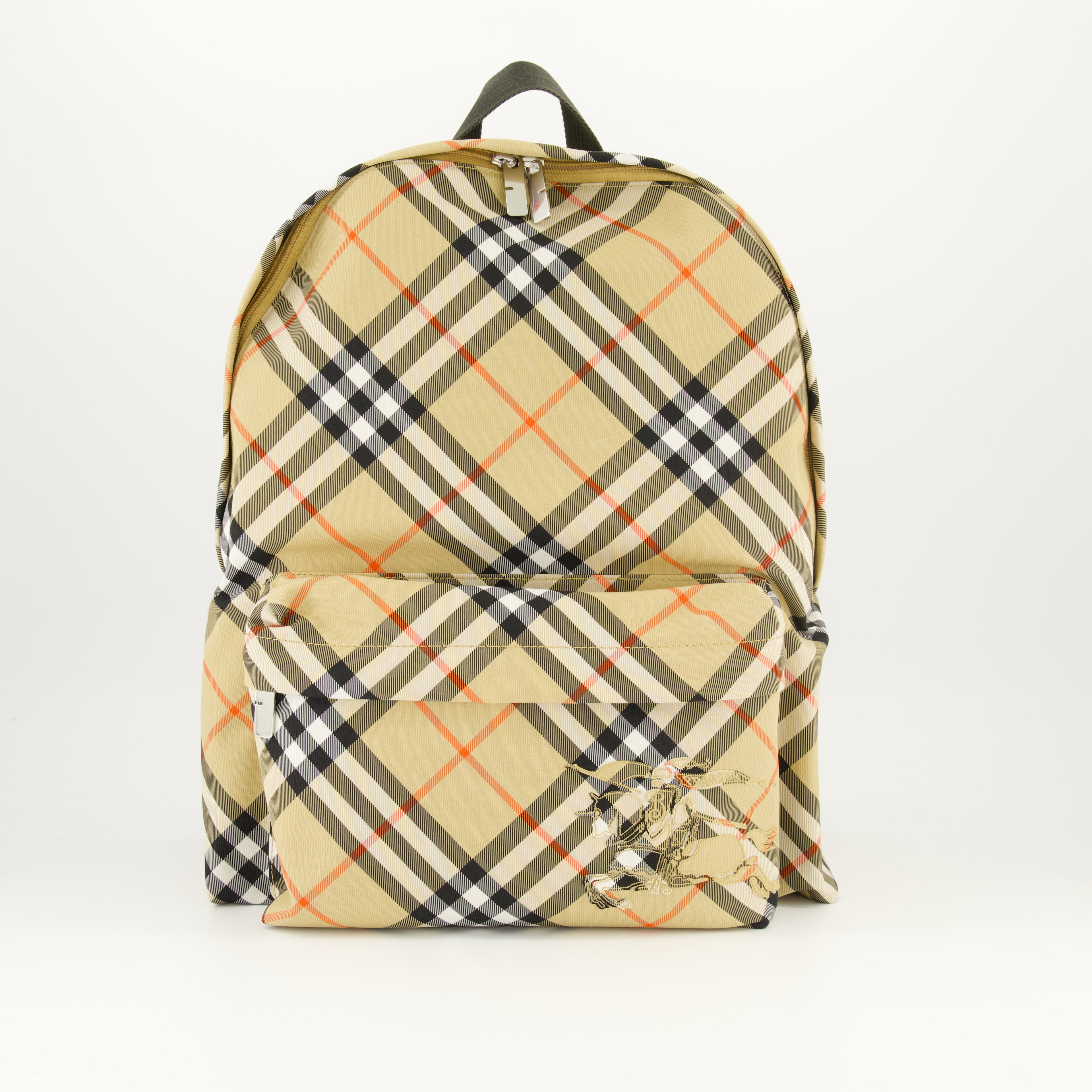Zaini Zaino Check Burberry Beige Uomini