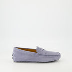 Mocassins Mocassins Gommino em Camurça Tod's Cinza Homme