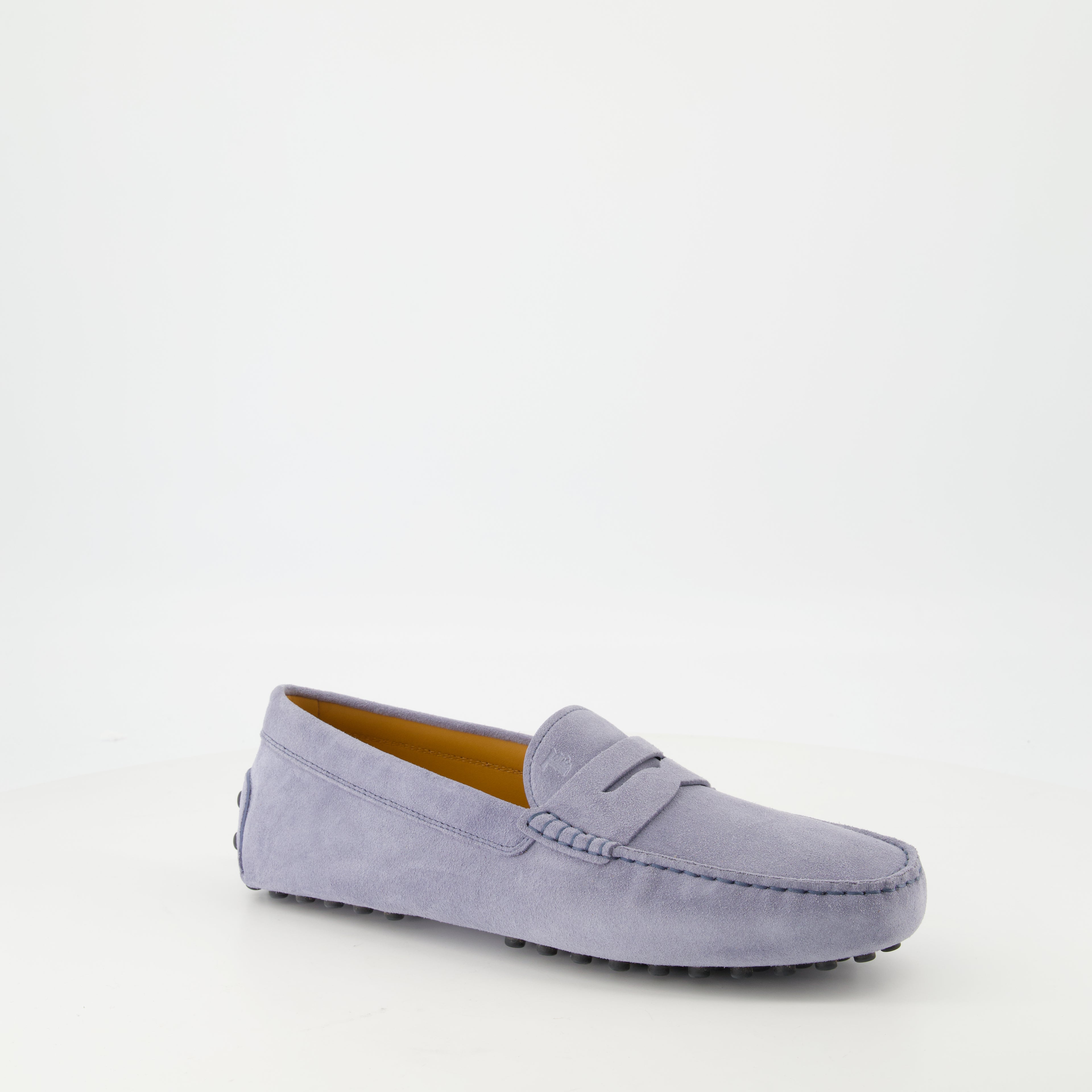 Mocassins Mocassins Gommino en cuir velours Tod's Gris Homme