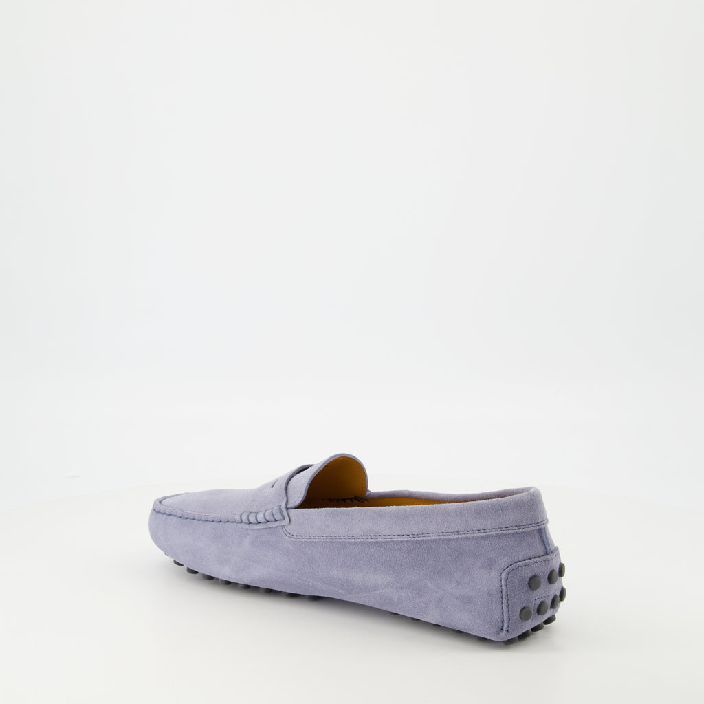 Mocassins Mocassins Gommino en cuir velours Tod's Gris Homme