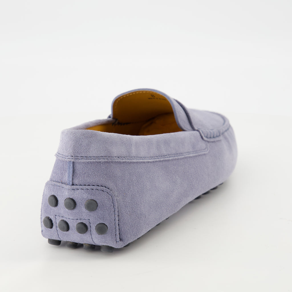 Mocassins Mocassins Gommino en cuir velours Tod's Gris Homme