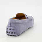 Mocassins Mocassins Gommino em Camurça Tod's Cinza Homme