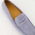 Mocassins Mocassins Gommino em Camurça Tod's Cinza Homme