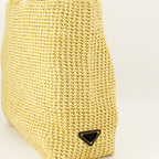 Borse tote Borsa a Spalla in Crochet Prada Beige Donne