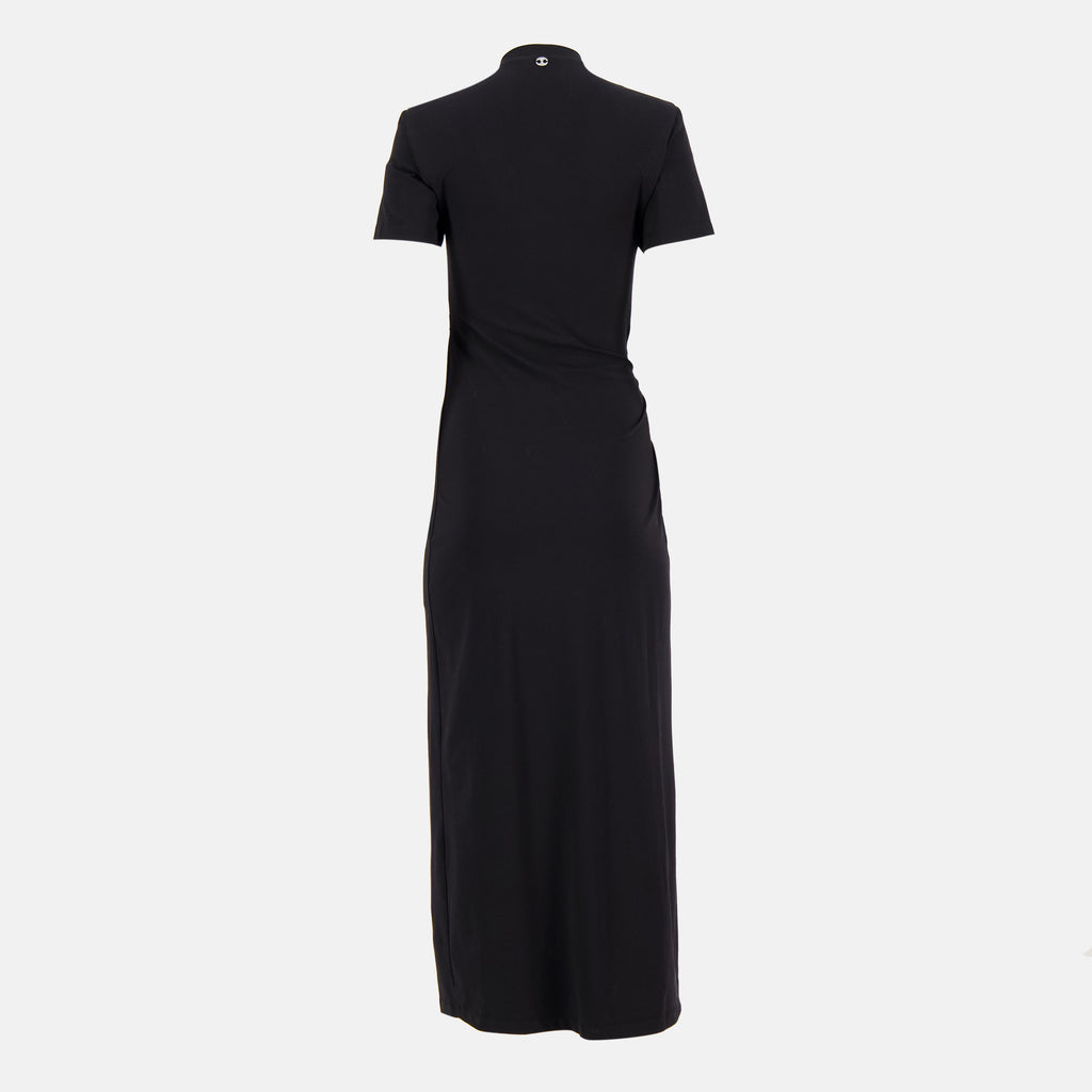 Image de l'article Robe noire longue de la marque Rabanne pour Femme - Saison Automne-Hiver 2025 - Vue détaillée_2