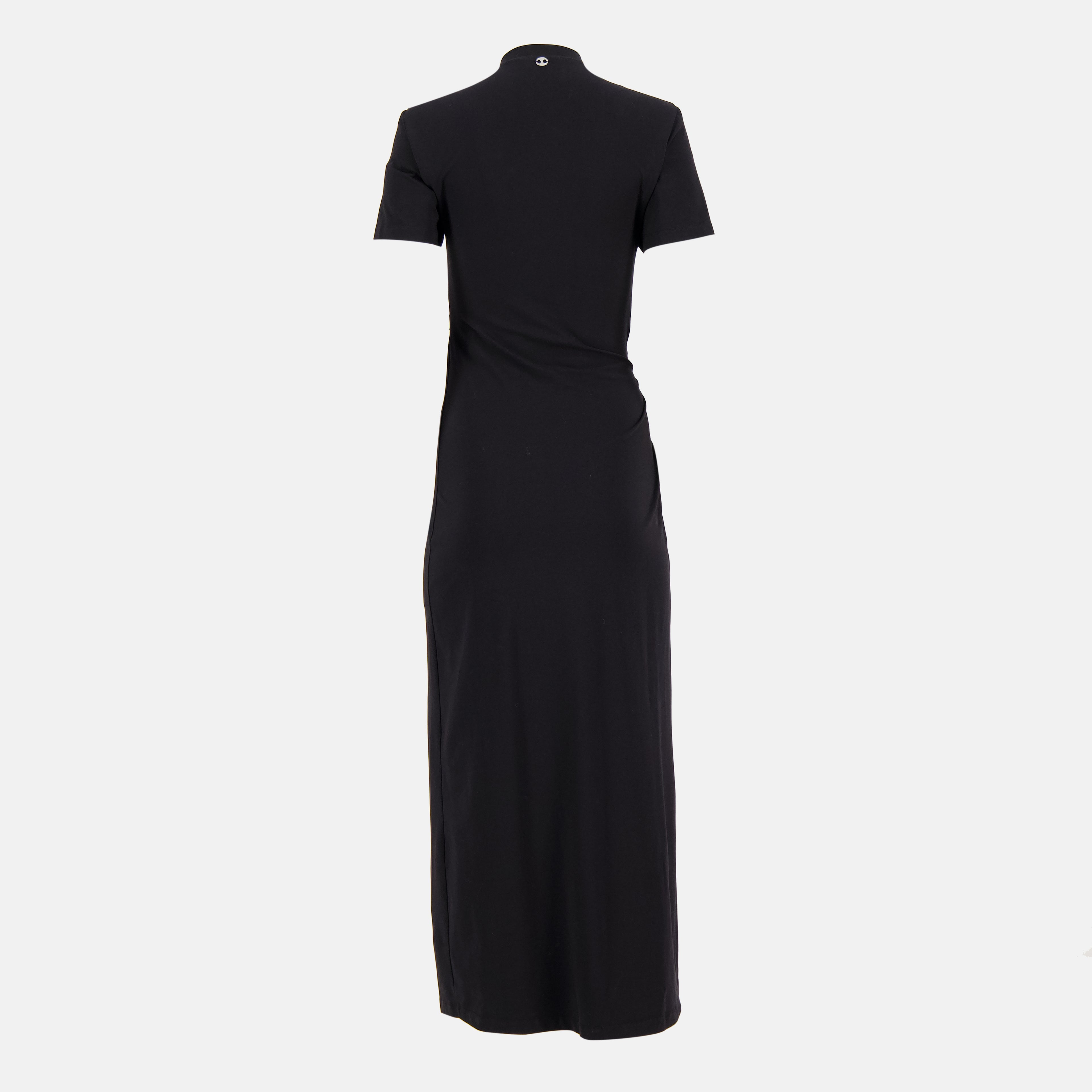 Image de l'article Robe noire longue de la marque Rabanne pour Femme - Saison Automne-Hiver 2025 - Vue détaillée_2