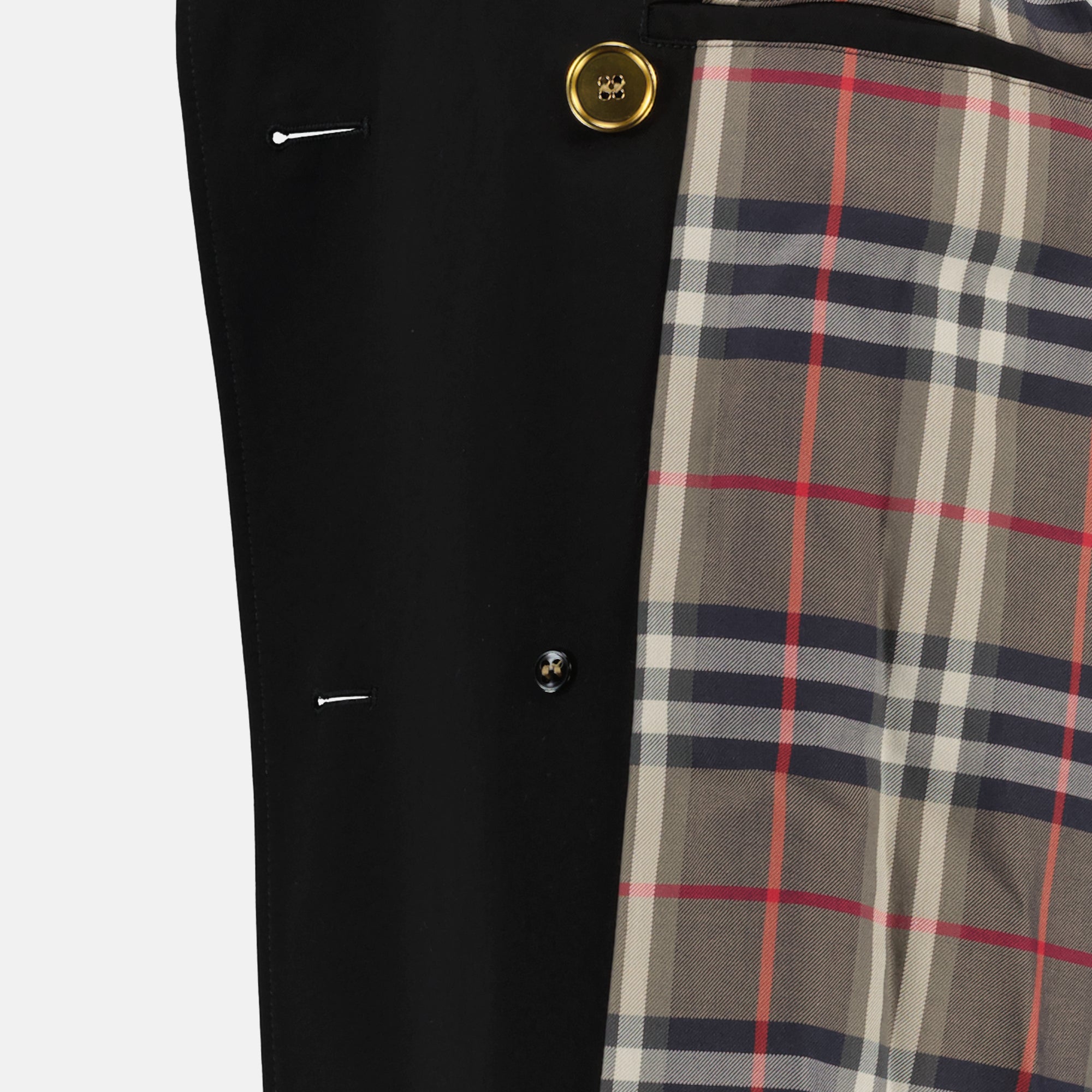 Manteaux Trench mi-long Castleford Burberry Noir Femme