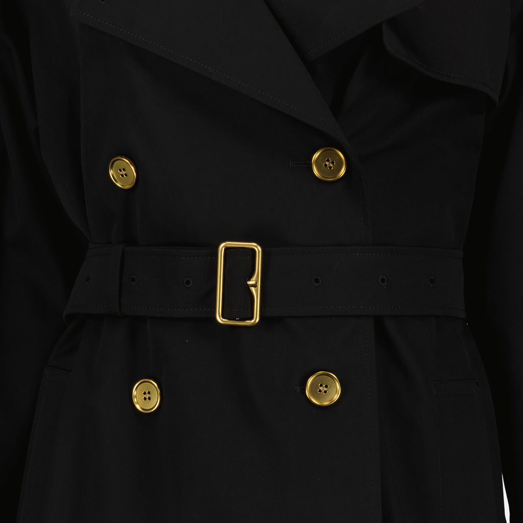Coats Castleford Mid-Length Trench Coat Burberry Black Femme