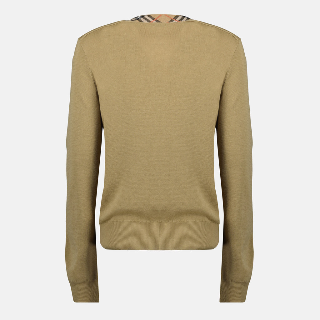 Knitwear Wool Cardigan Burberry Beige Women