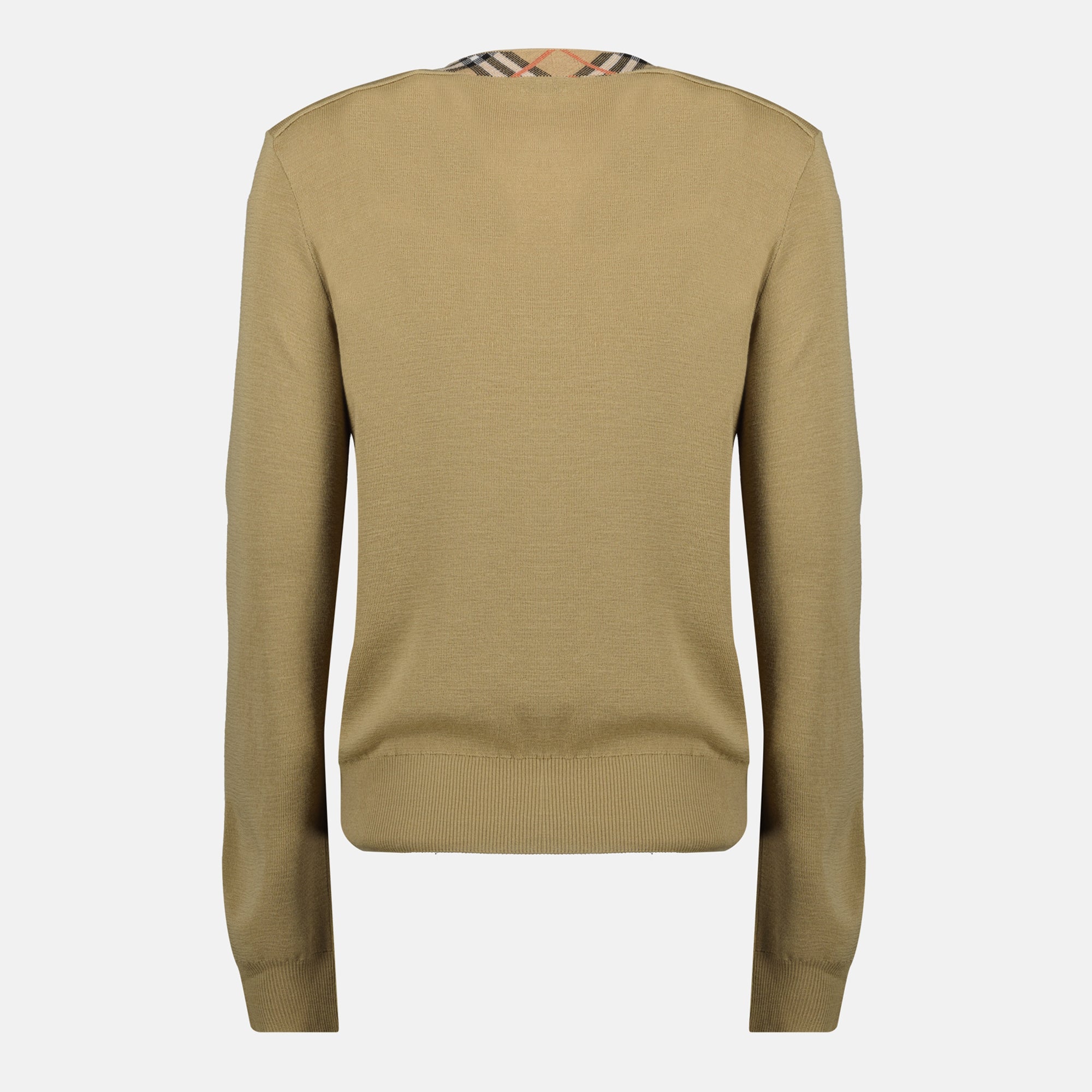 Knitwear Wool Cardigan Burberry Beige Women