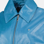 Manteaux Leather Bomber Christopher Esber Bleu Femme