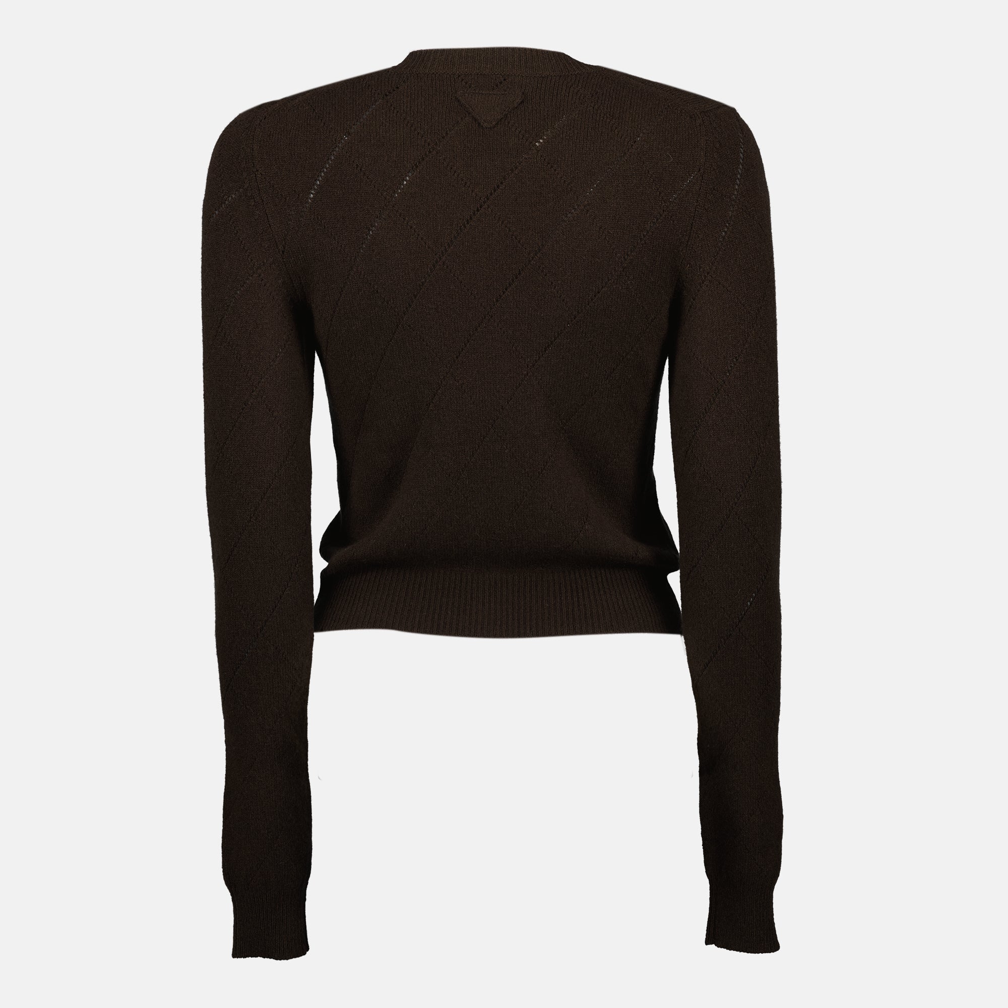 Image de l'article Cardigan en cachemire de la marque Prada pour Femme - Saison Automne-Hiver 2025 - Vue détaillée_6