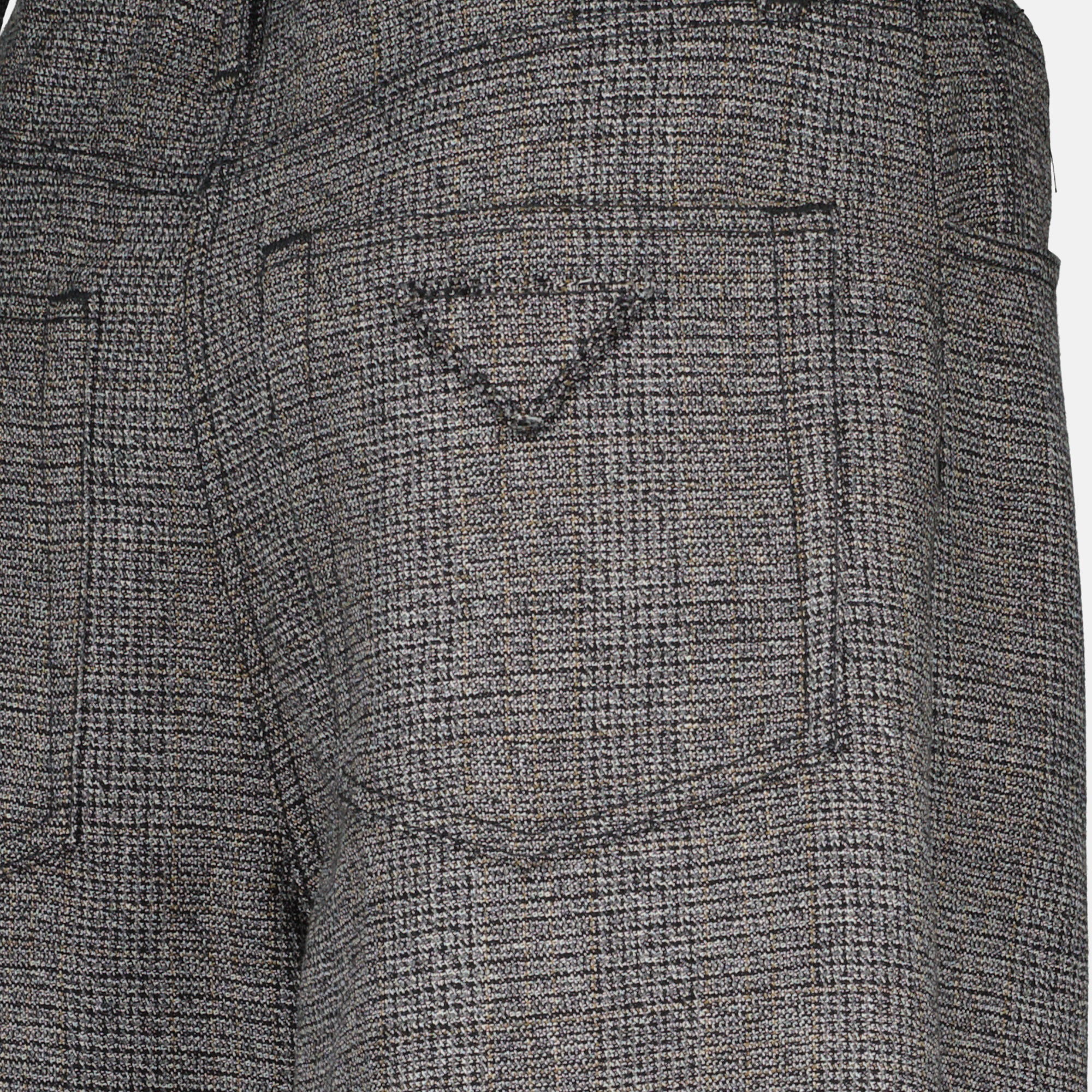 Image de l'article Pantalon à carreaux de la marque Prada pour Femme - Saison Automne-Hiver 2025 - Vue détaillée_6