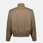 Image of the Drole De Monsieur Chevron Jacket for Men - Autumn-Winter 2025 - Back View