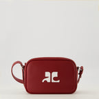 Sacs bandoulière Camera Bag Reissue Courrèges Rouge Unisexe