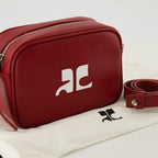 Sacs bandoulière Camera Bag Reissue Courrèges Rouge Unisexe