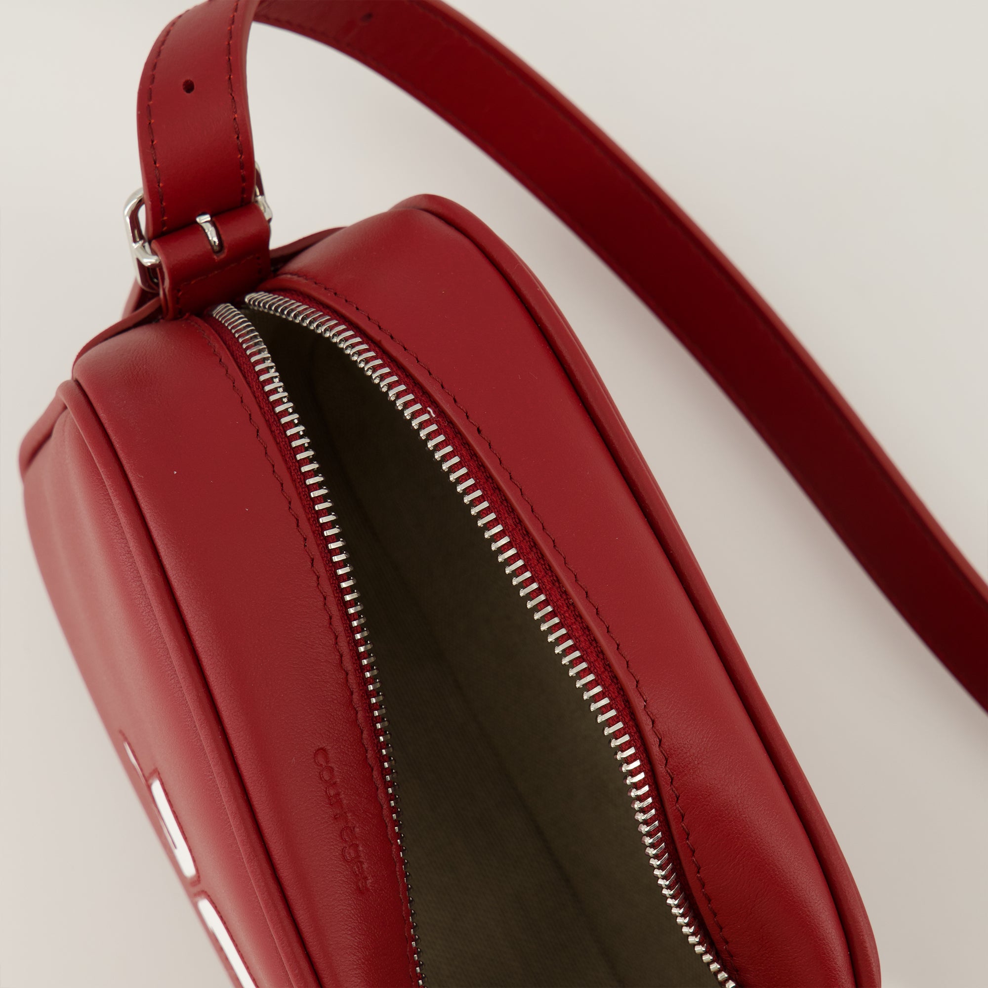 Sacs bandoulière Sac Camera Réedition Courrèges Rouge Unisexe