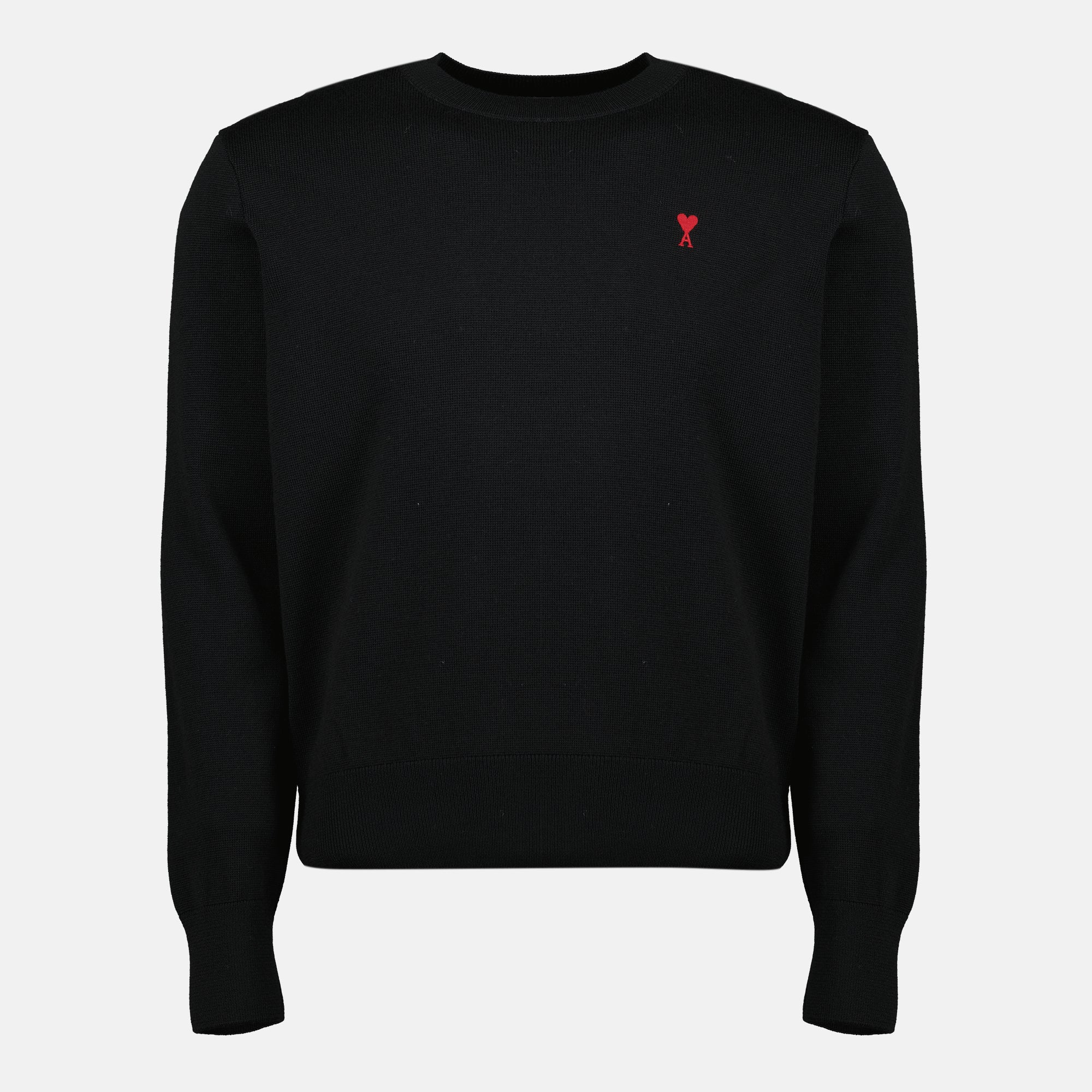 Imagen del suéter Ami de corazón de la marca Ami PARIS para Hombre - Temporada Otoño-Invierno 2025 - Vista Frontal