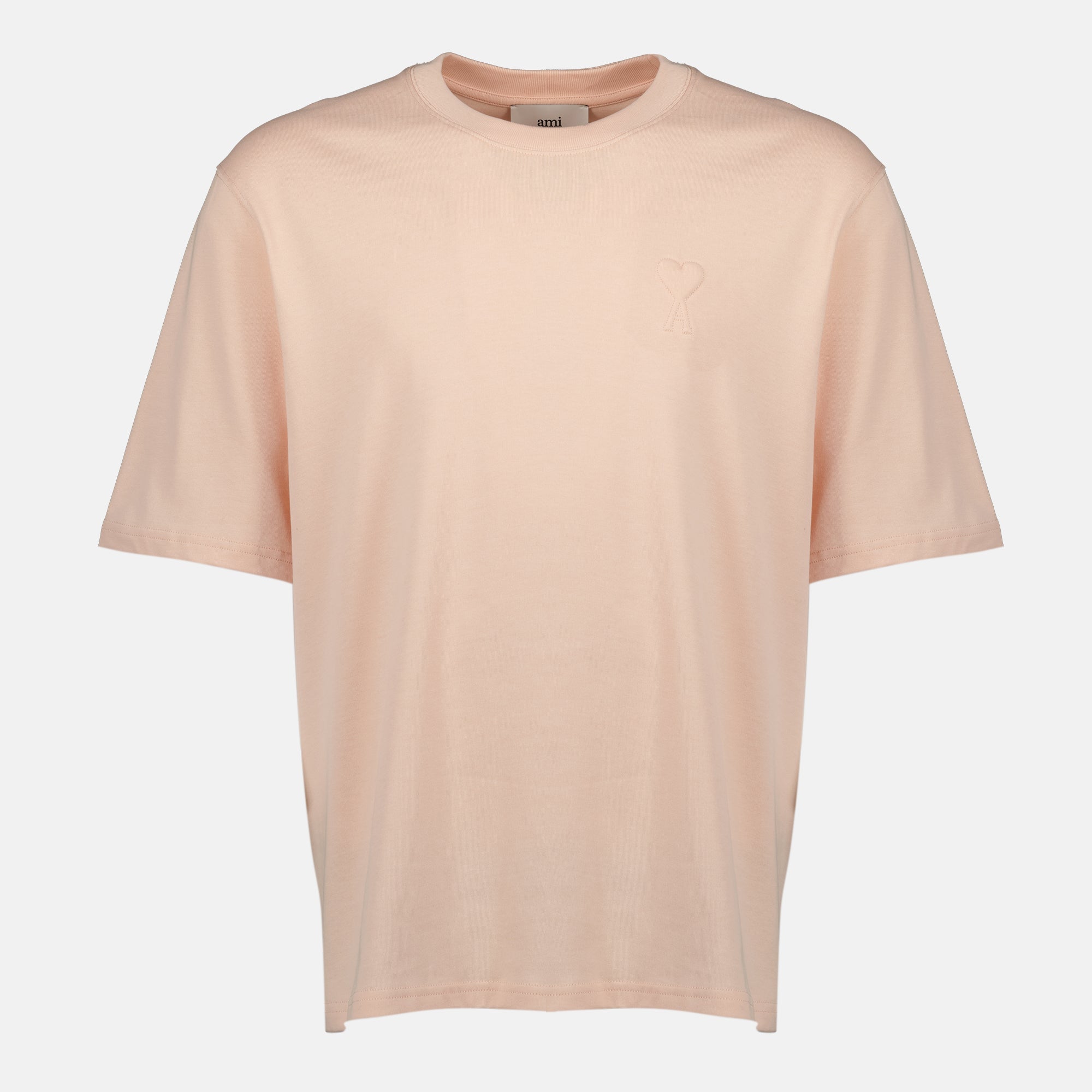 Immagine della t-shirt con logo del marchio Ami PARIS per Unisex - Stagione Autunno-Inverno 2025 - Vista Frontale