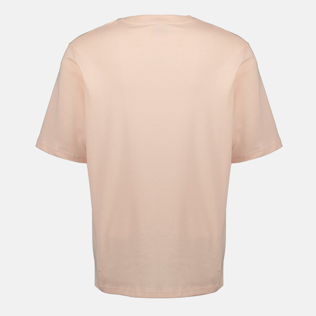 Immagine della t-shirt con logo del marchio Ami PARIS per Unisex - Stagione Autunno-Inverno 2025 - Vista Dettagliata 2