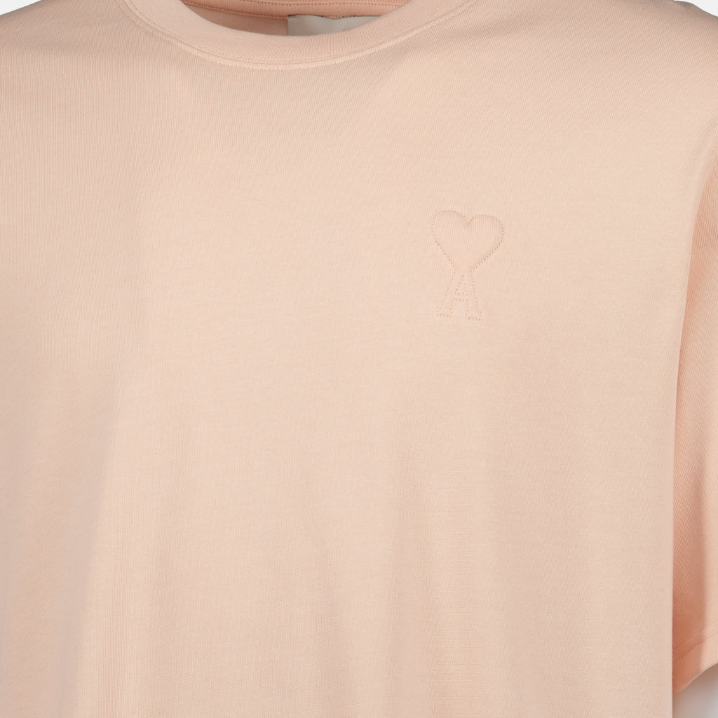 Immagine della t-shirt con logo del marchio Ami PARIS per Unisex - Stagione Autunno-Inverno 2025 - Vista Dettagliata 6