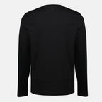 Image of the long-sleeve T-shirt Heart Friend by the brand Ami PARIS for Unisex - Autumn-Winter 2025 - Detailed View_2
