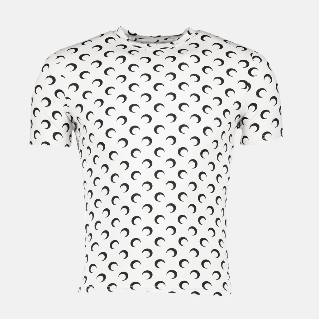 Image de l'article Haut Jersey Moon noir de la marque Marine Serre pour Unisex - Saison Automne-Hiver 2025 - Vue de Face