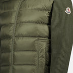 Image de l'article Cardigan bi-matière de la marque Moncler pour Homme - Saison Automne-Hiver 2025 - Vue détaillée_6