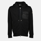 Image de l'article Sweatshirt zippé de la marque Moncler pour Homme - Saison Automne-Hiver 2025 - Vue de Face