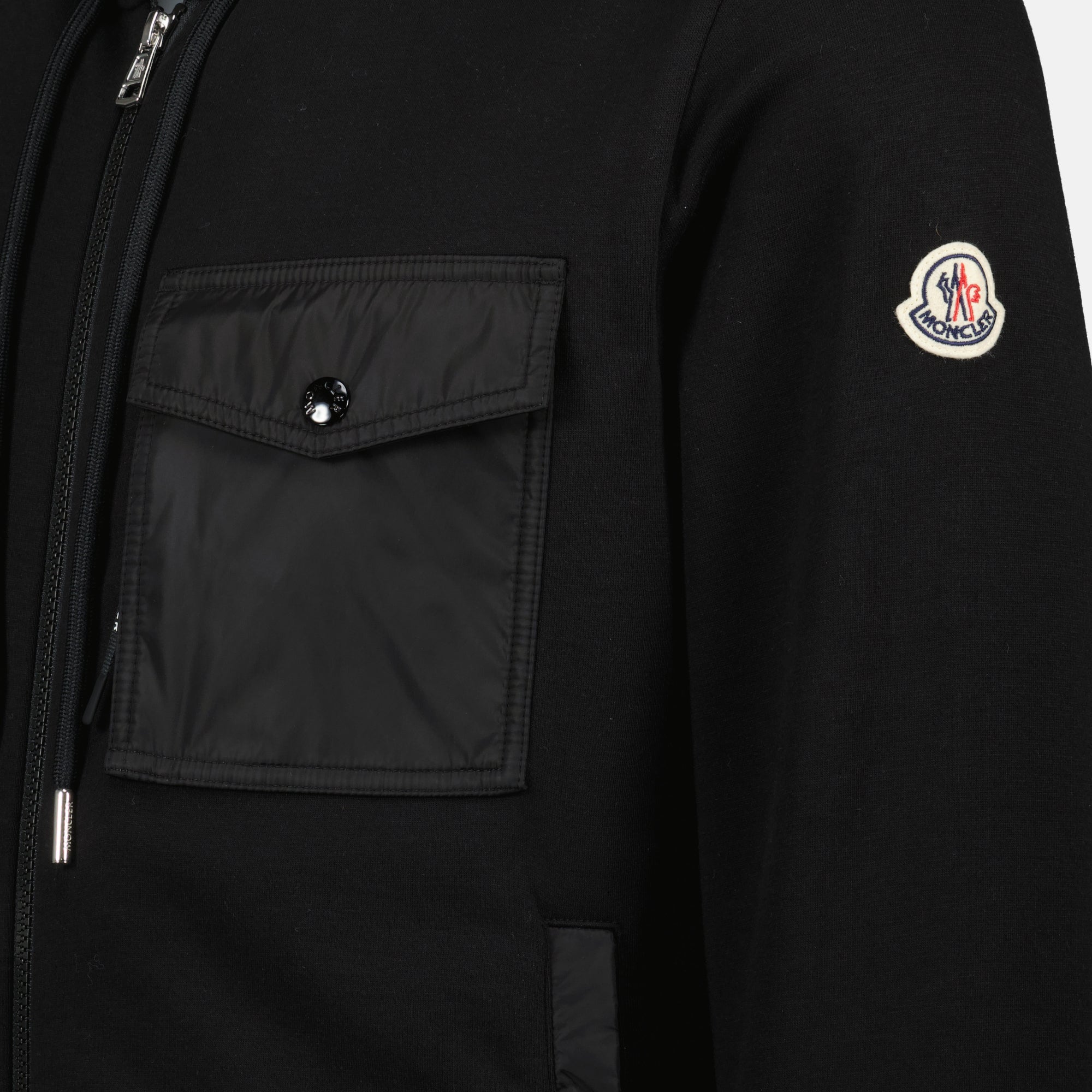 Image de l'article Sweatshirt zippé de la marque Moncler pour Homme - Saison Automne-Hiver 2025 - Vue détaillée_2