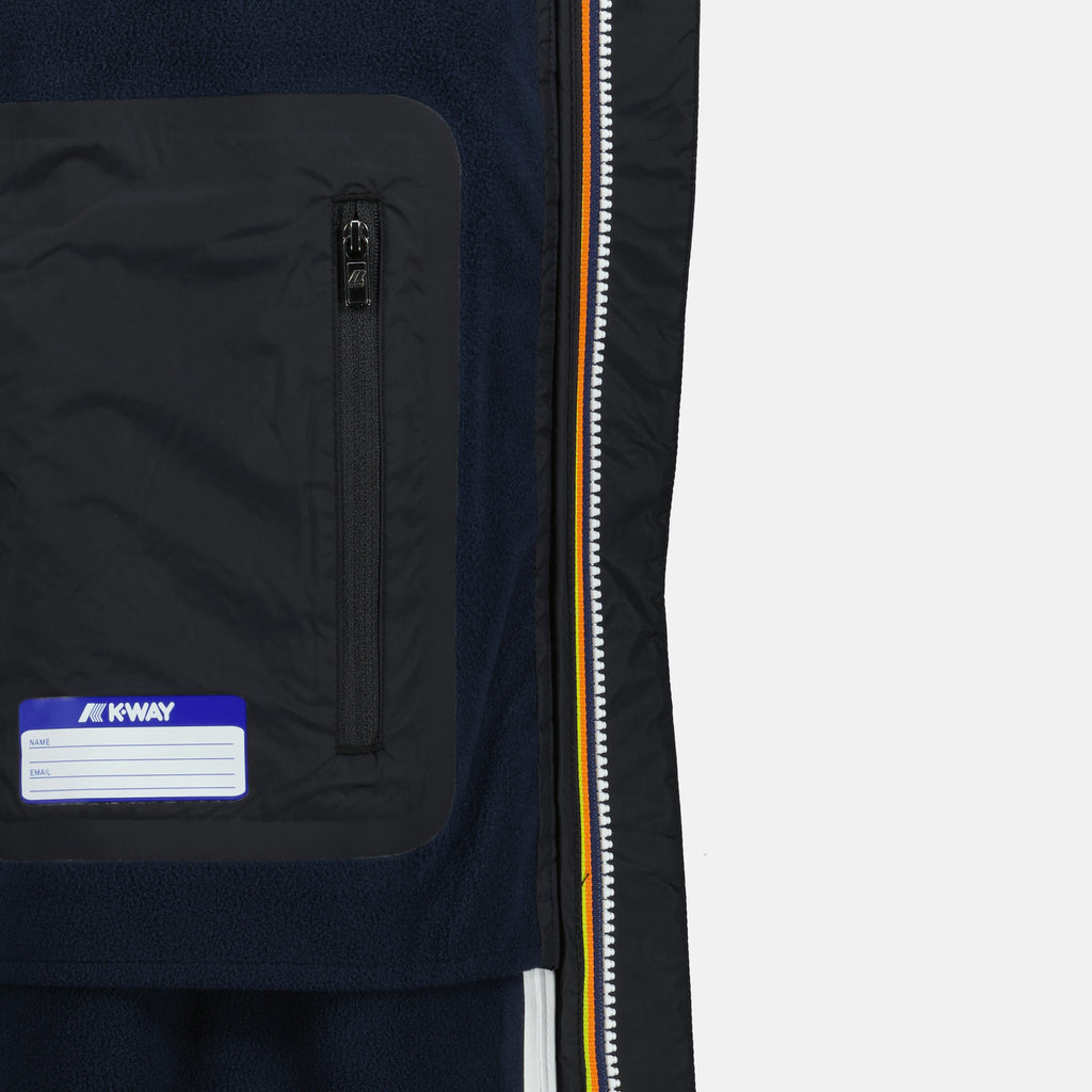 Bild des langen Parkas Thomas von K-Way für Herren - Herbst-Winter 2025 - Detailansicht 2