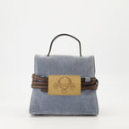 Sacs à main et épaule Bolso Tie Me Pequeño Moschino Bleu Femme