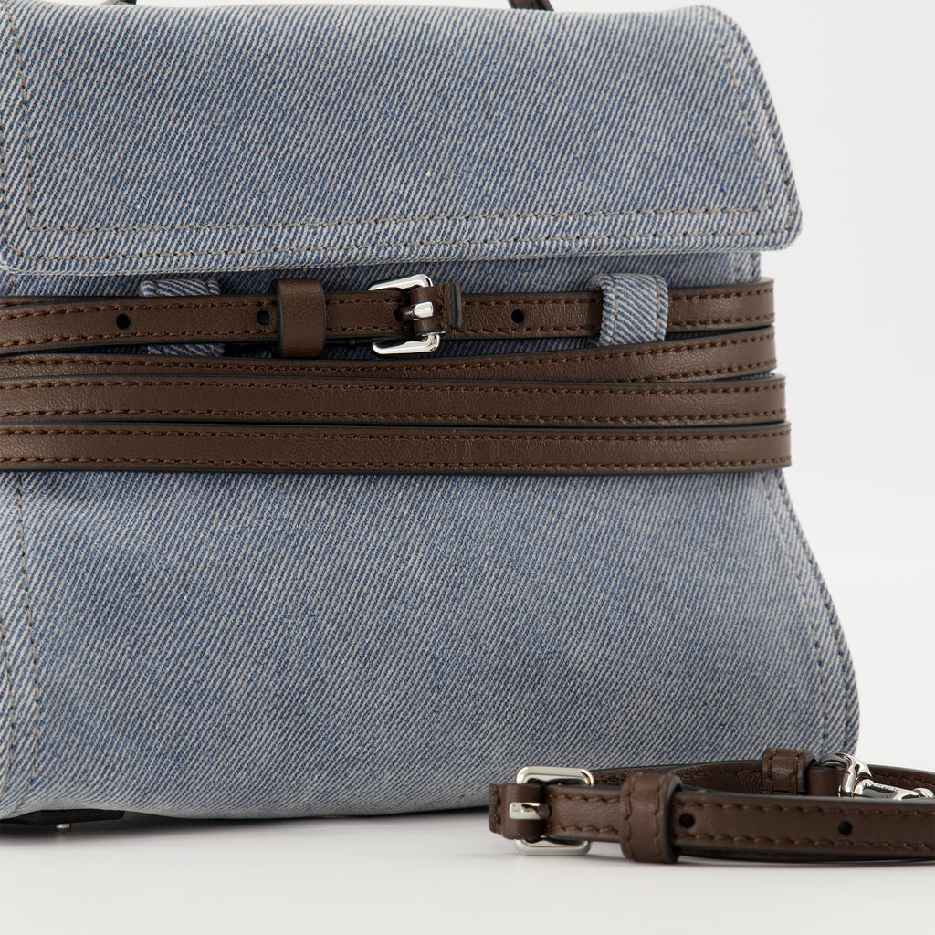 Sacs à main et épaule Bolso Tie Me Pequeño Moschino Bleu Femme