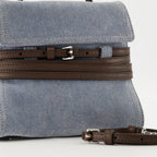Sacs à main et épaule Bolso Tie Me Pequeño Moschino Bleu Femme