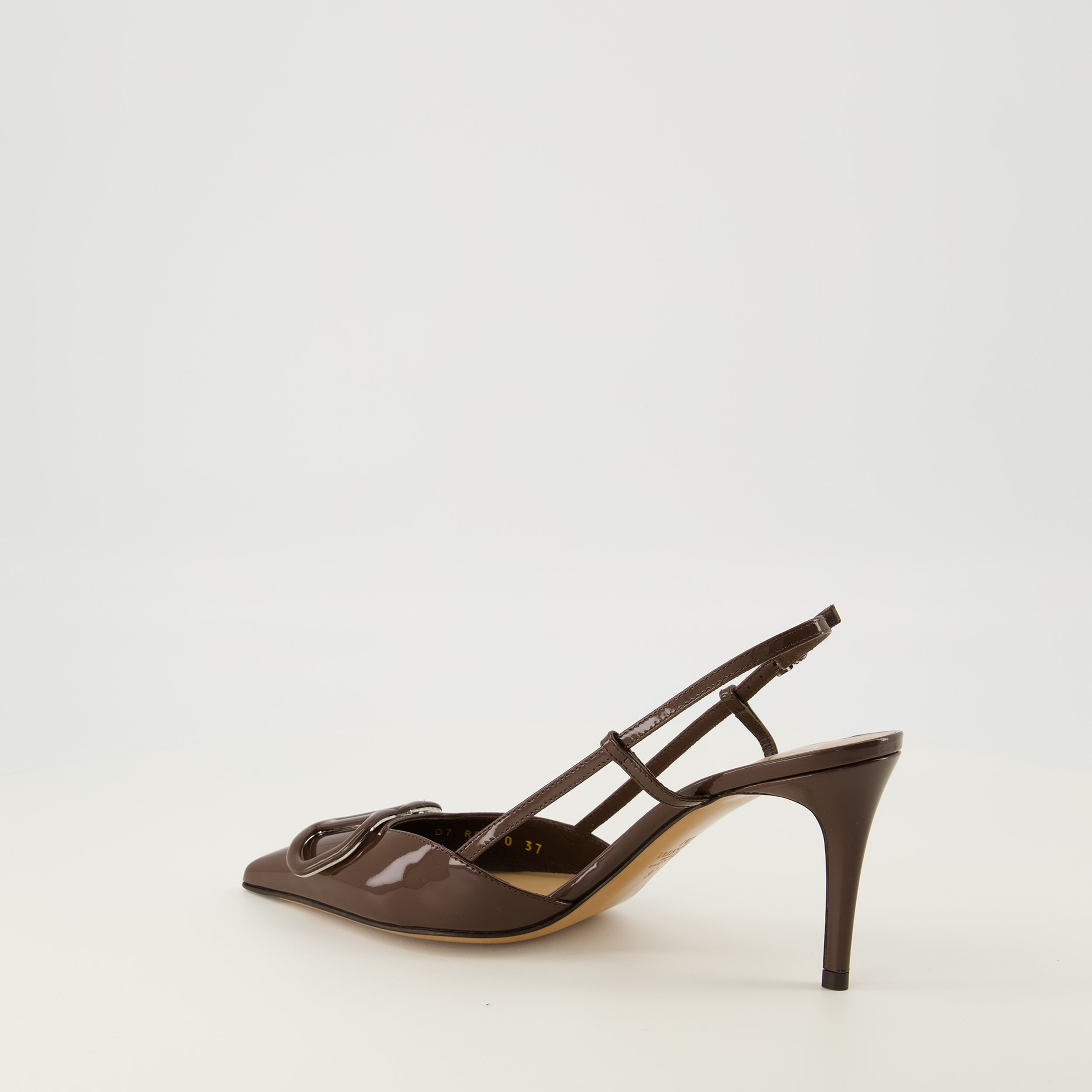 Imagem dos saltos VLogo da marca Valentino Garavani para Mulher - Época Outono-Inverno 2025 - Vista três quartos traseira direita